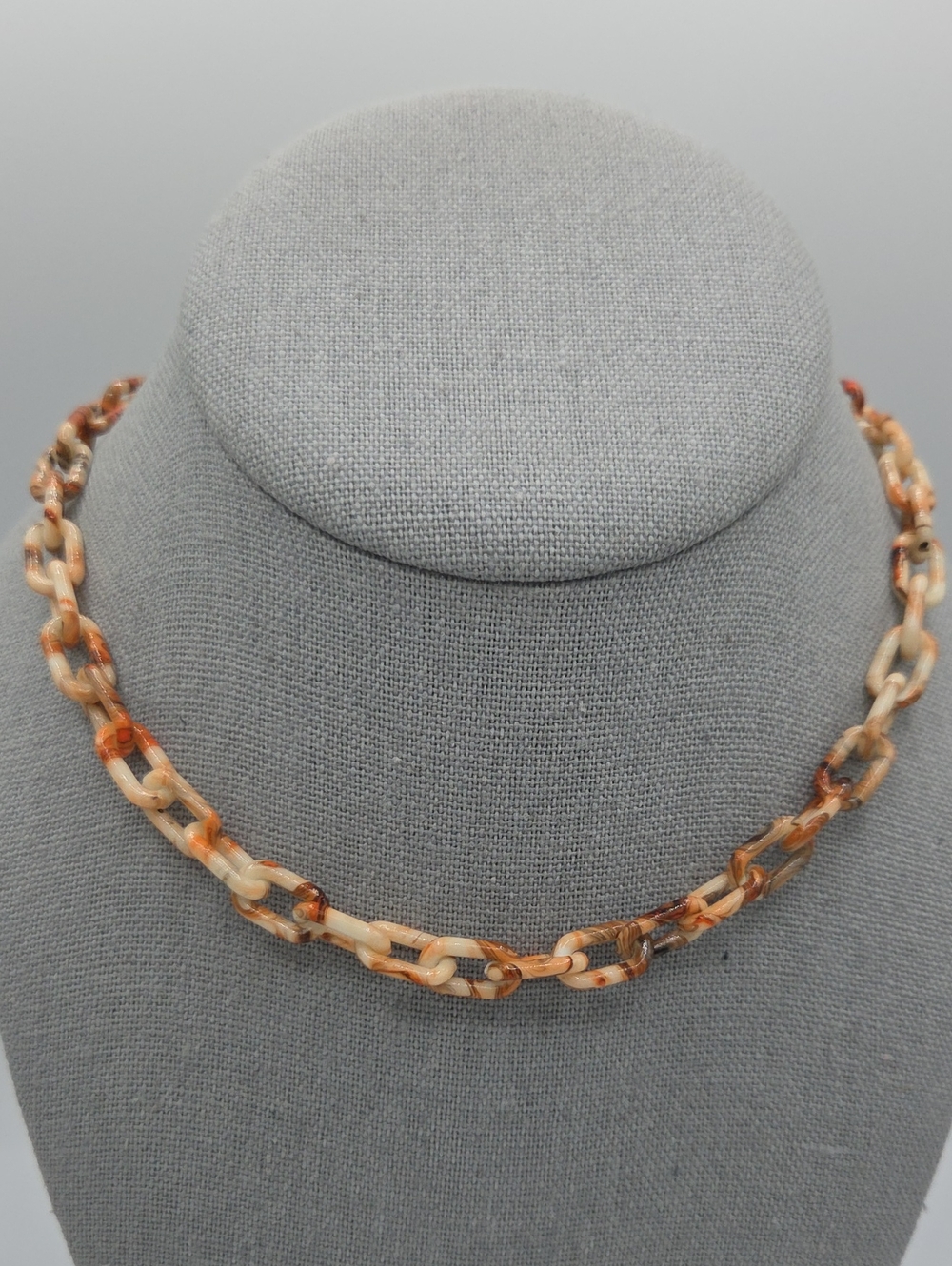 5 for $25! Tortoiseshell Resin Link Necklace